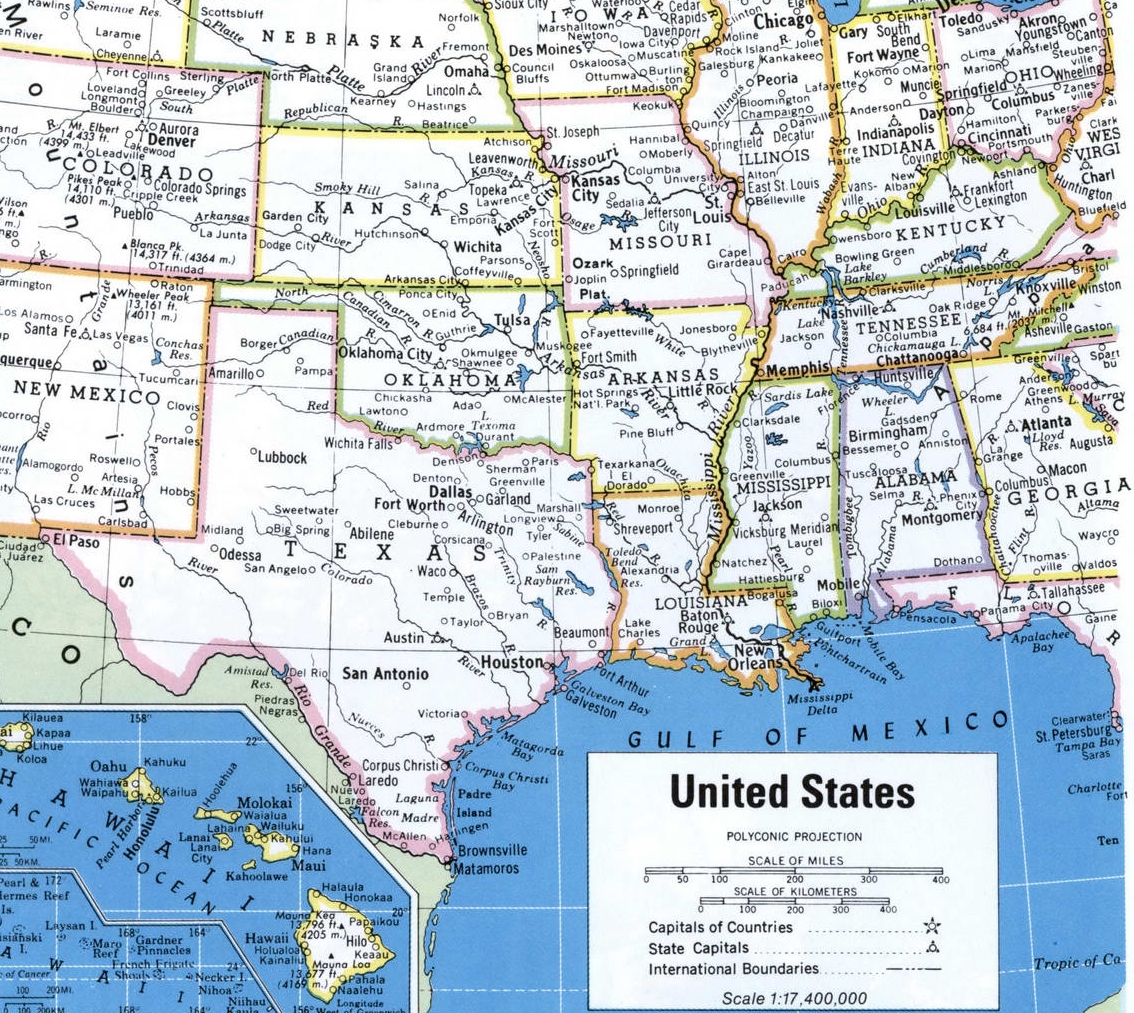 Maps of Southern United States