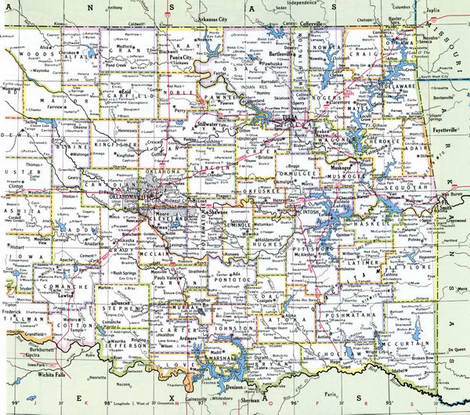 Counties of Oklahoma state