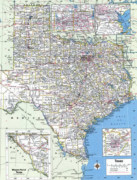 Counties of Texas state