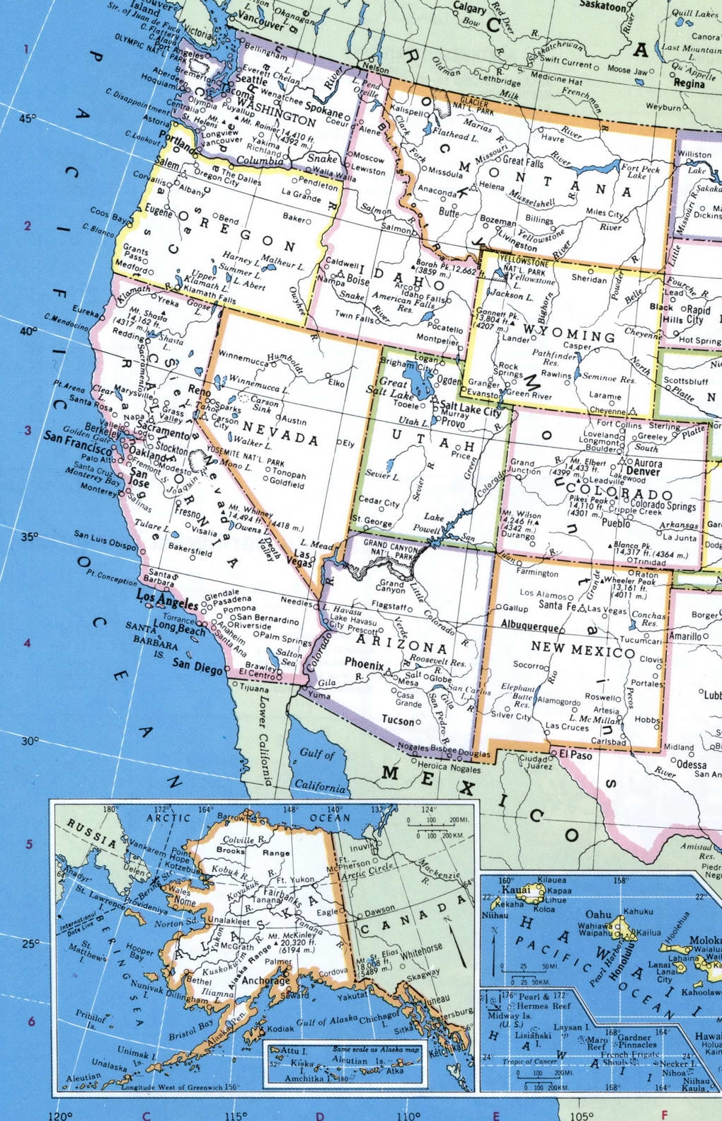 Maps Of Western Region Of United States