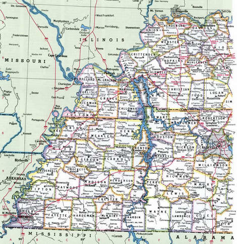 Counties of Kentucky state