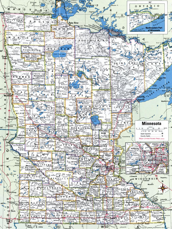 Counties of Minnesota state