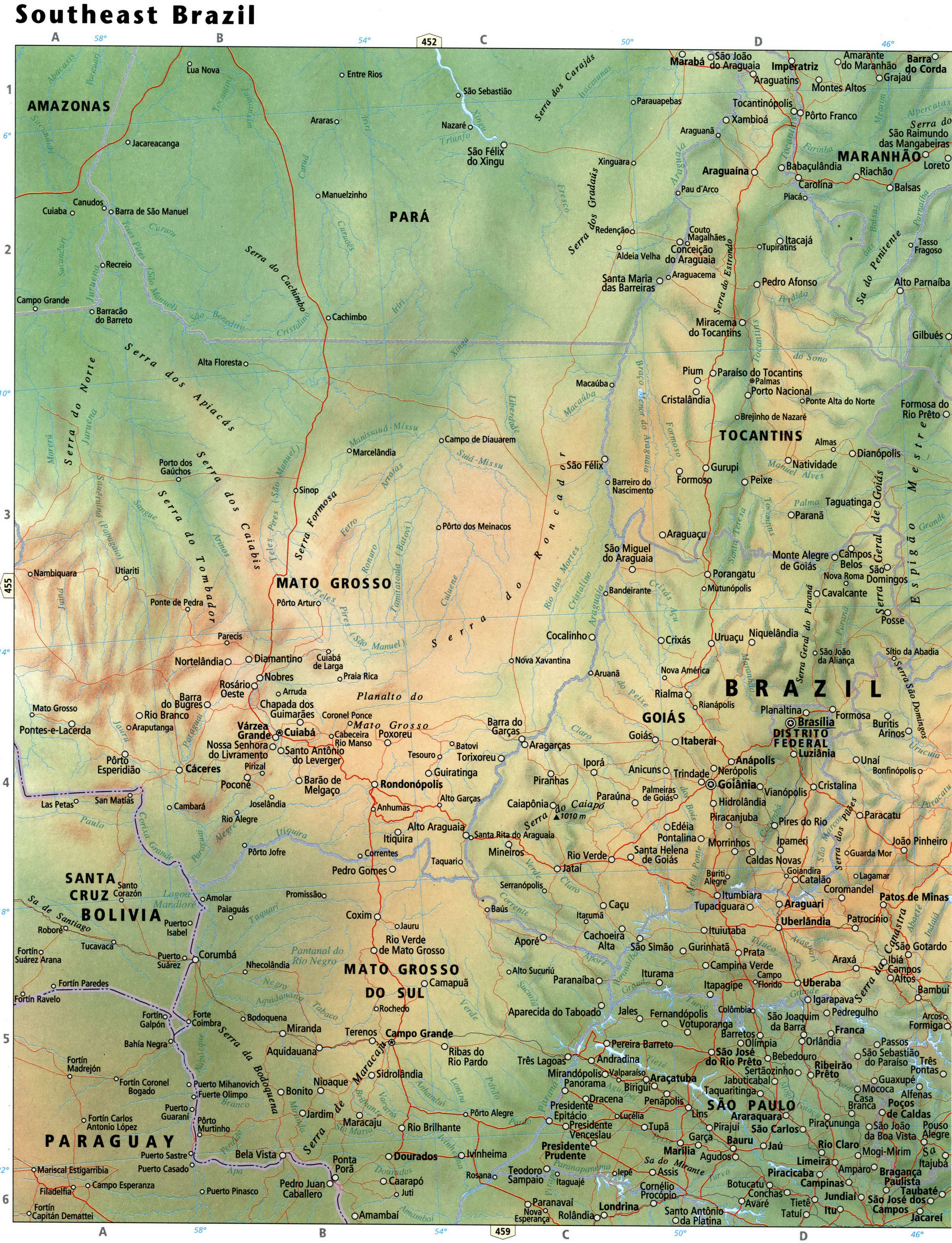 Mato Grosso map