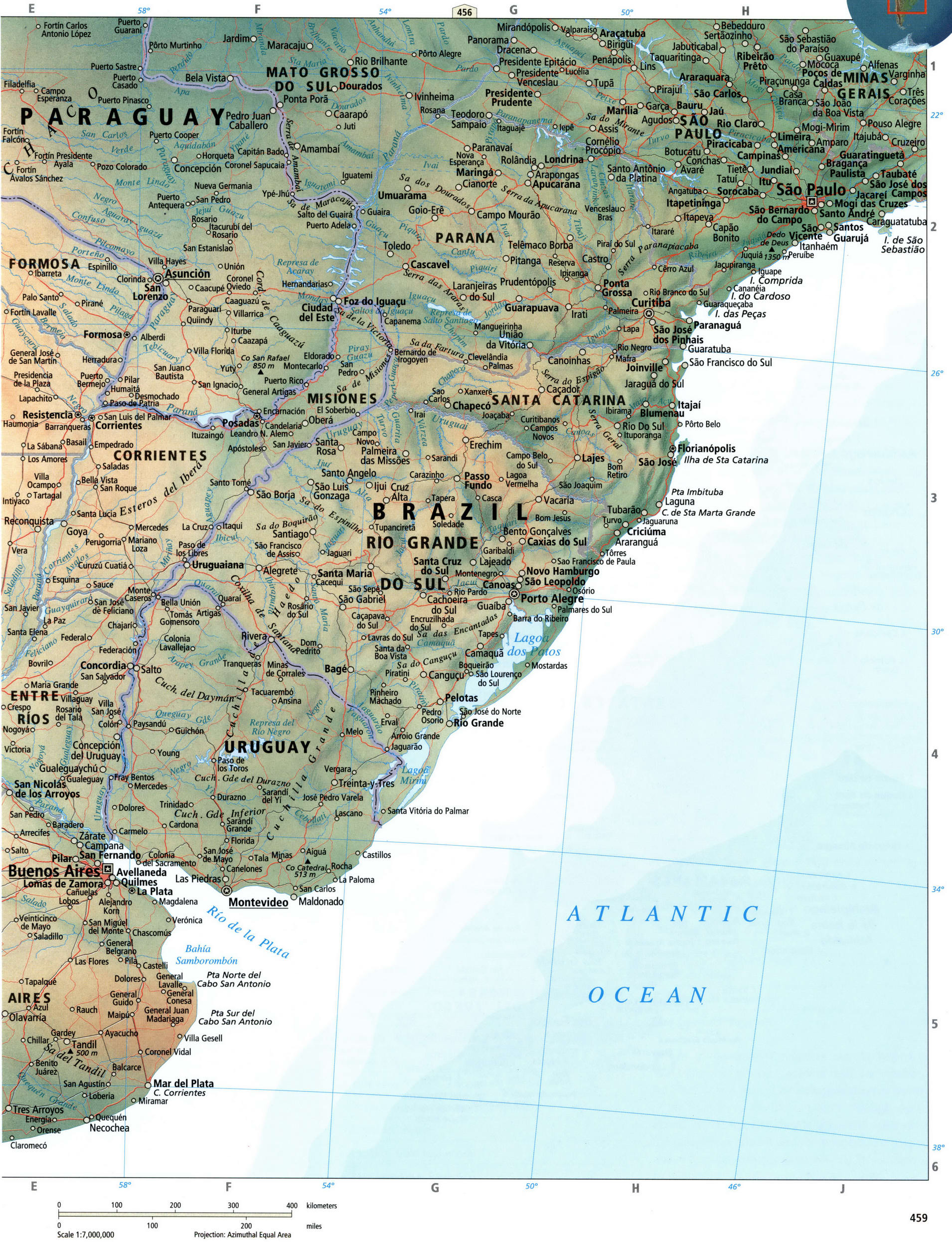 North Argentina map