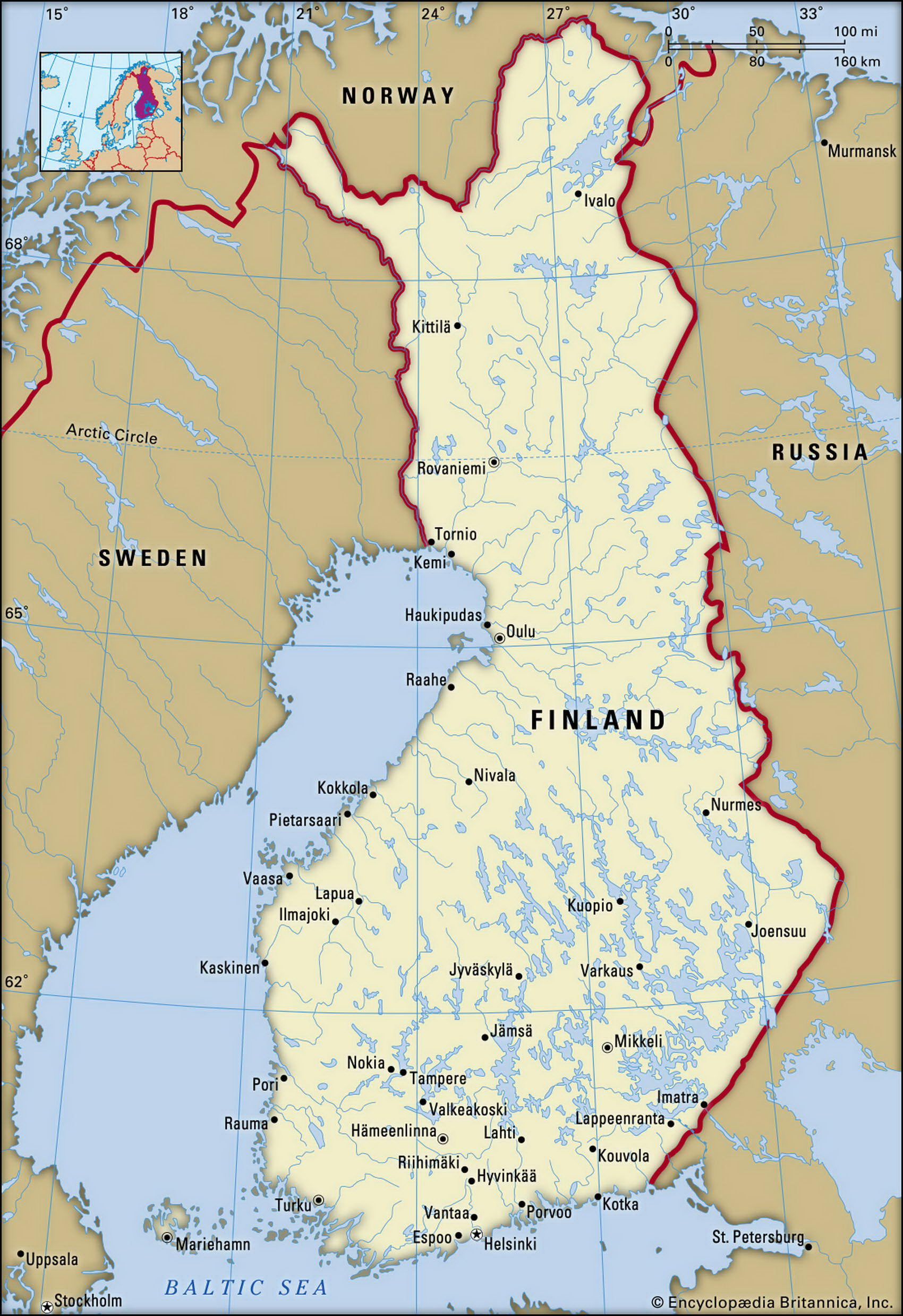 Finland map