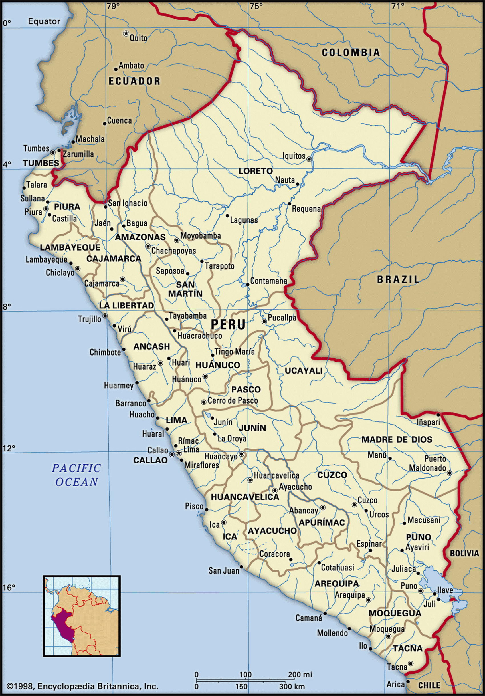 Peru map