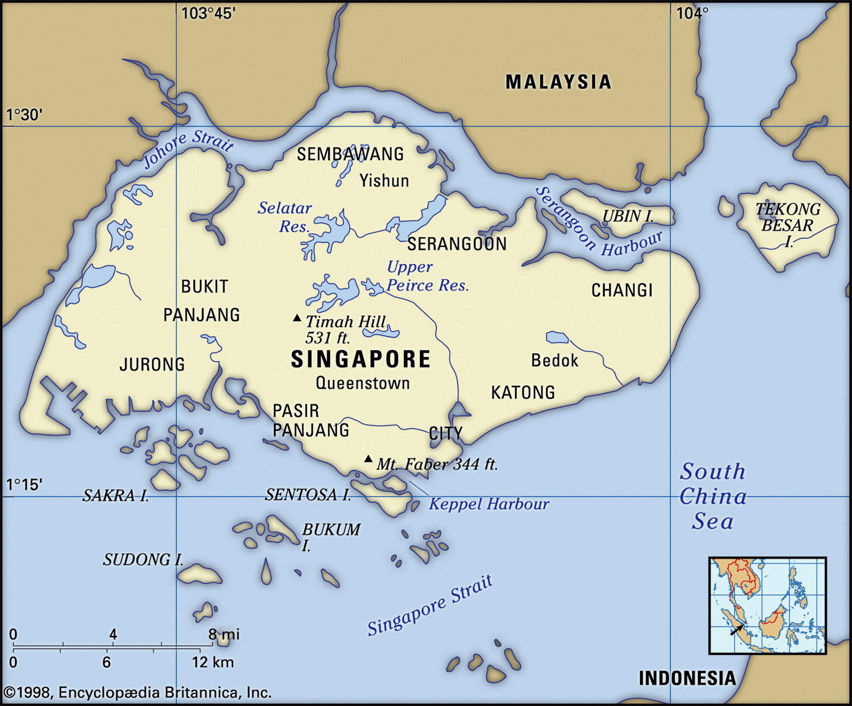 Singapore World Map Location - United States Map