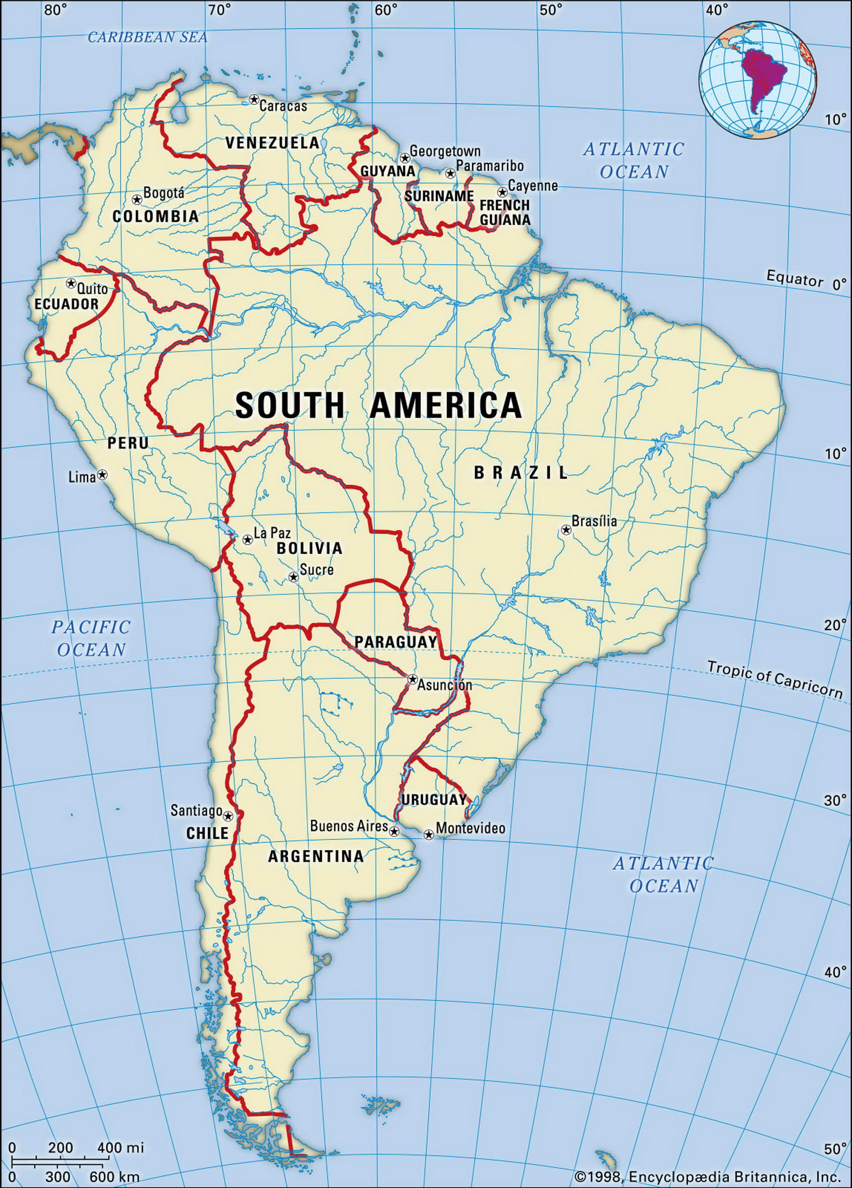 South America Facts And Geography Maps World Atlas