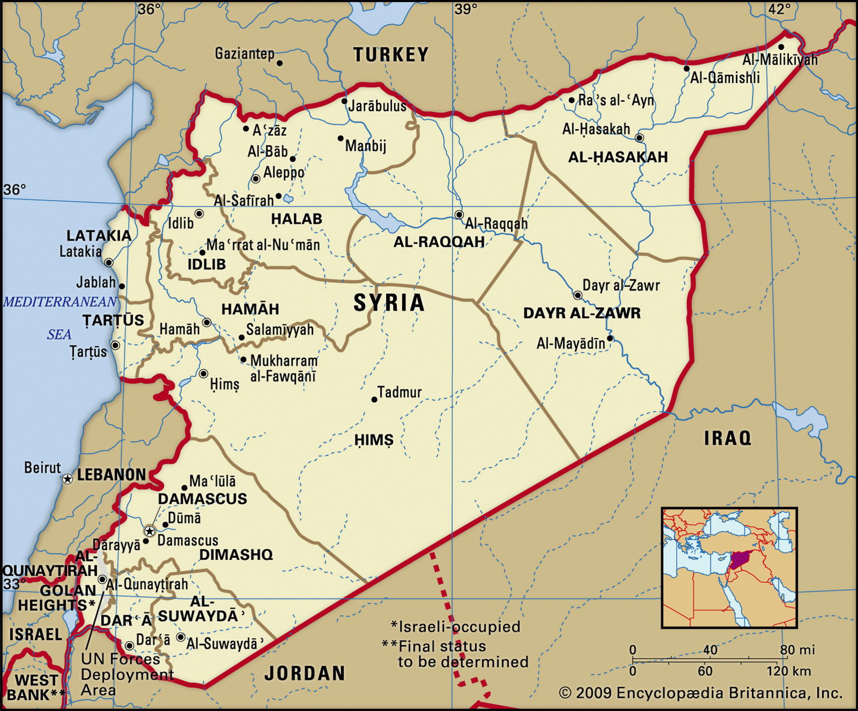 map showing syria        <h3 class=