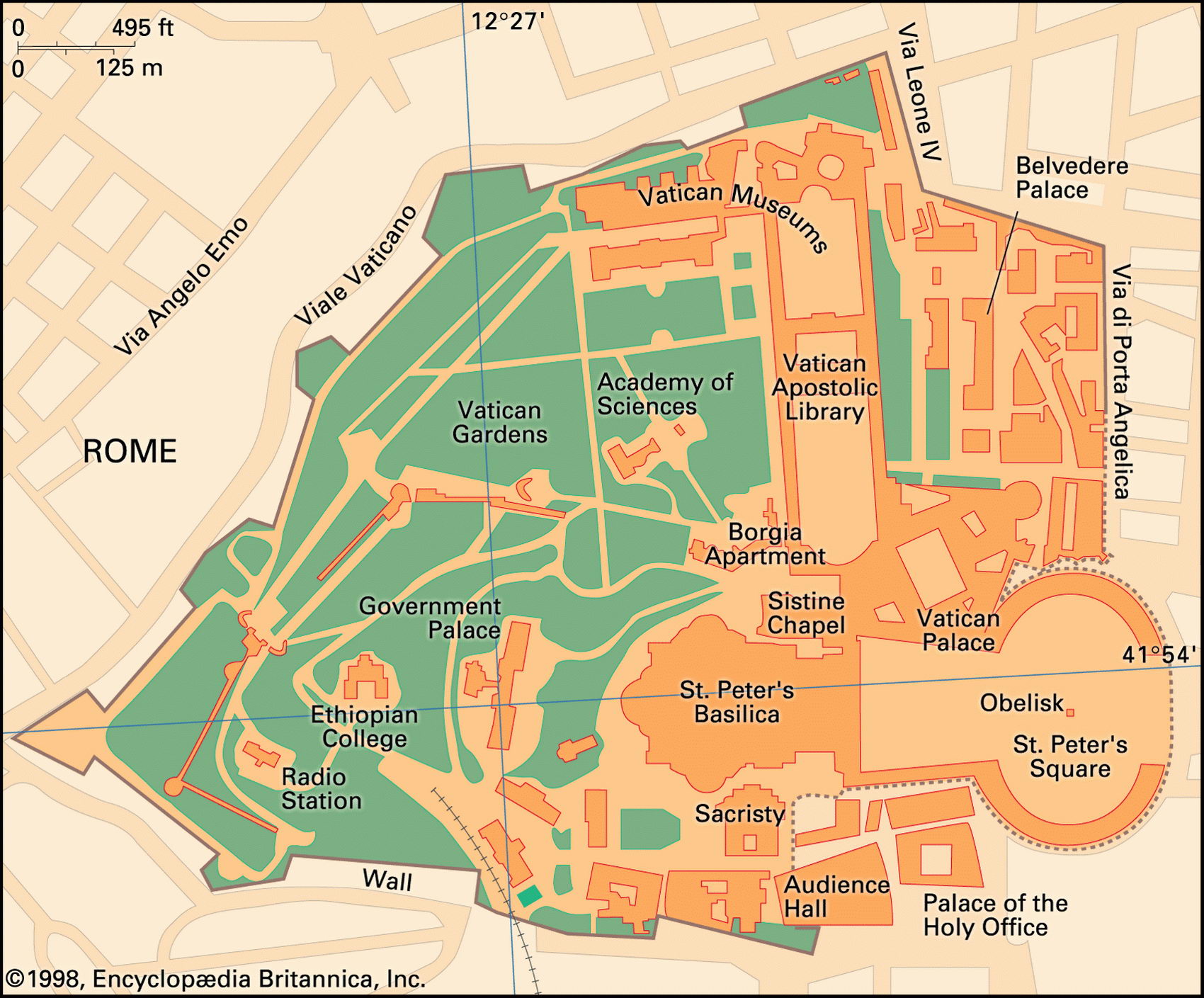 map Vatican City